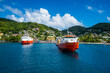 © Michael Runkel/Westend61 - Ferries anchoring at harbor of Port Elizabeth, Admiralty Bay, Bequia, St. Vincent and the Grenadines, Caribbean