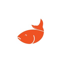 Wall Mural - fish icon vector illustration design