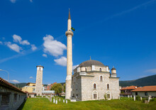 Montenegro, Pljevlja, Husein-pasa's Mosque And Clock Tower