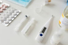 Digital Thermometer And Other Preventative Health Care Against Corona Virus