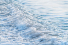 Full Frame Shot Of Sea Waves At Camusdarach Beach, Lochaber, Scotland, UK