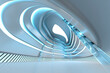 © Spectral/Westend61 - 3D Rendered Illustration, Architecture visualisation of a modern shopping mall interior