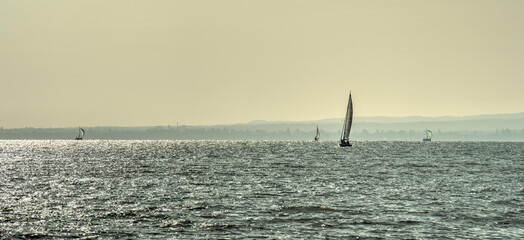 Sticker - Balatonfured, Hungary, HDR Image