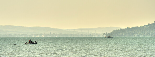 Sticker - Balatonfured, Hungary, HDR Image