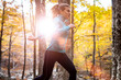 © JOSEP SURIA/Westend61 - Young sportswoman practicing while running in forest