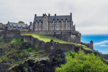 UK, Scotland, Edinburgh, View To Edinburgh Castle