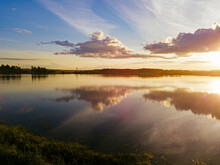 Torbeyevskoye Lake At Moody Sunset