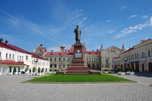 Rybinsk, Russia - May, 2021: Red Square Is One Of The Most Beautiful Places In Rybinsk
