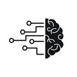 © sekinekhanim - Machine Learning icon. Monochrome style design from machine learning collection