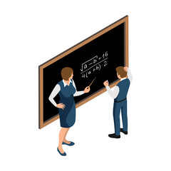 Wall Mural - School Lesson Icon