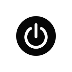 Poster - Power icon vector. Power button sign