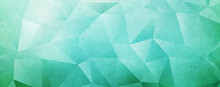 Polygon Pattern Green Color Geometric Mosaic Background