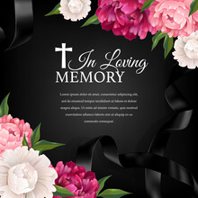 Loving Memory Condolence Background