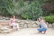 © nacho roca - Teenage girl photographing her sister