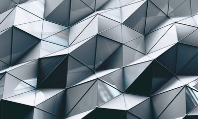 Wall Mural - concepto de datos en la nube e informática. fondo abstracto de tecnología y ciencia. malla o red con
