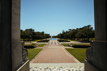 Wall Mural - Hermann Park entrance in Houston, Texas