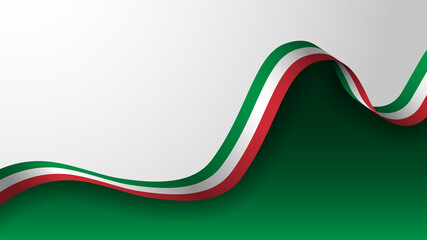 Wall Mural - EPS10 Vector Patriotic Background with the colors of the Italian flag. An element of impact for the use you want to make of it.