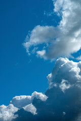 Wall Mural - .download preview.share.add to likebox.cloudscape with the sun shining through the clouds in a blue 