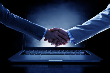 Aufkleber - Social Web Network Background Image