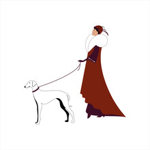 walking with the dog