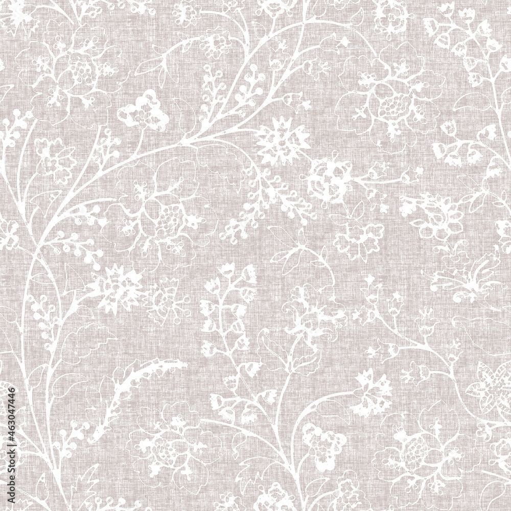 Ecru Beige Linen Texture Background printed with Flowers. Natural Seamless  Pattern. Weave Fabric for Wallpaper, Cloth Packaging, curtain, duvet cover,  pillow, digital print pattern design Stock Illustration | Adobe Stock, image size:1000x1000