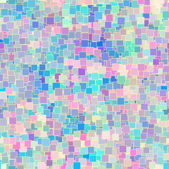 Leinwandbilder - Geometric abstract pattern in low poly style.