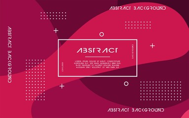 Wall Mural - modern abstract red liquid background. dynamic textured geometric elements design .can be used on posters, banners, web, and any more.