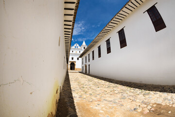 Sticker - Church in San Francisco in Villa de Leyva, Colombia