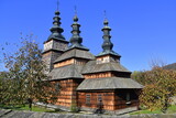 Fototapeta  - Cerkiew grekokatolicka w Owczarach w Małopolsce, szlak architektury drewnianej