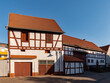 Fachwerkhäuser in der Altstadt von Bad Soden-Salmünster, Ortsteil Salmünster, Hessen in Deutschland