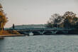 Most na rzece w miejscowości Ełk