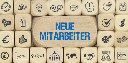 Wall Mural - Neue Mitarbeiter 