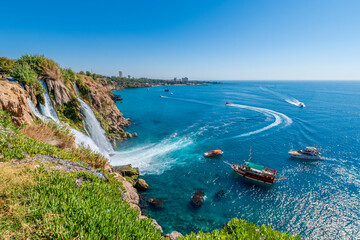 Wall Mural - Coastal view of Antalya City in Turkey