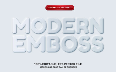 Wall Mural - neomorphic neomorphisme modern emboss 3d simple white modern future editable text effect