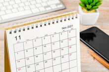 The November 2021 Desk Calendar