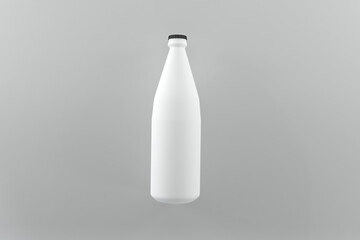 Wall Mural - 3D render of a bottle isolated on a white background