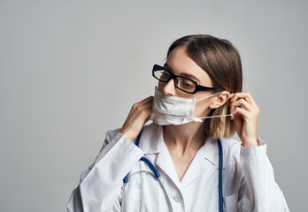 Wall Mural - nurse in medical uniform health care Professional