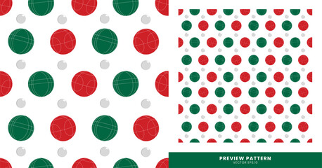 Pattern - red and green color bocce ball wallpaper, can be used for t-shirt patterns, wallpapers, image backgrounds, etc.