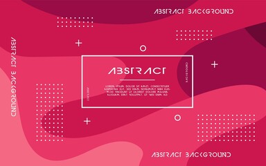 Wall Mural - modern abstract red liquid background. dynamic textured geometric elements design .can be used on posters, banners, web, and any more.