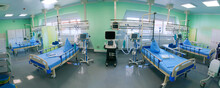 Intensive Care Unit At The Hospital Is Ready To Receive Patients