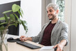 © Vane Nunes - Young hipster man working inside modern office - Business lifestyle and technology concept - Focus on face