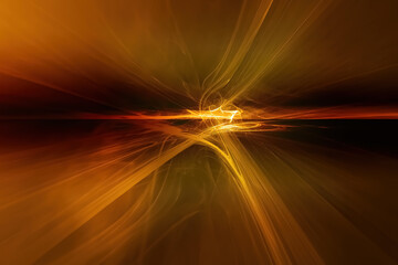 Canvas Print - Light speed abstract