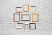 Frames On White Wall