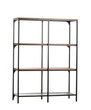 © Pixel-Shot - Black wooden bookcase on white background