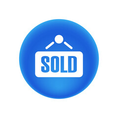 Canvas Print - Sold Sign - Sticker