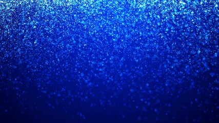 Wall Mural - christmas night sky snowfall abstract greeting empty card template background. 4k uhd seamless loopi