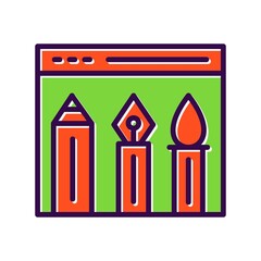 Tools Filled Vector Icon Design