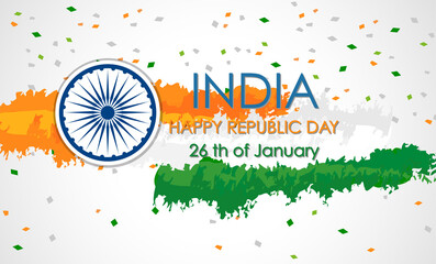 Sticker - India Republic Day poster design