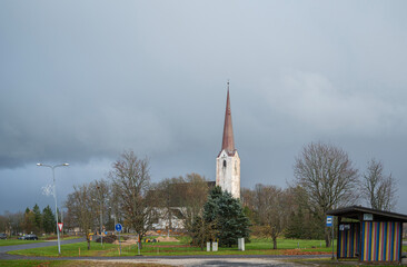 Wall Mural - church in the countryside