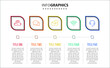 © Aniket - Vector Infographic design with icons. 5 options or 5 steps. process diagram, flow chart, info graph, Infographics for business concept, presentations banner, workflow layout.